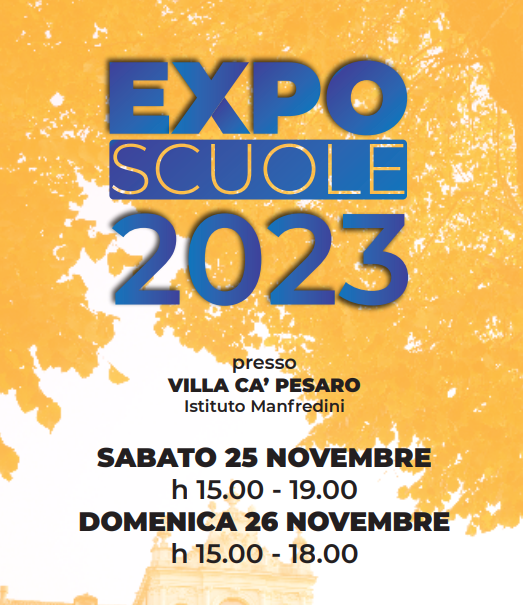EXPO SCUOLA 2023 al Manfredini