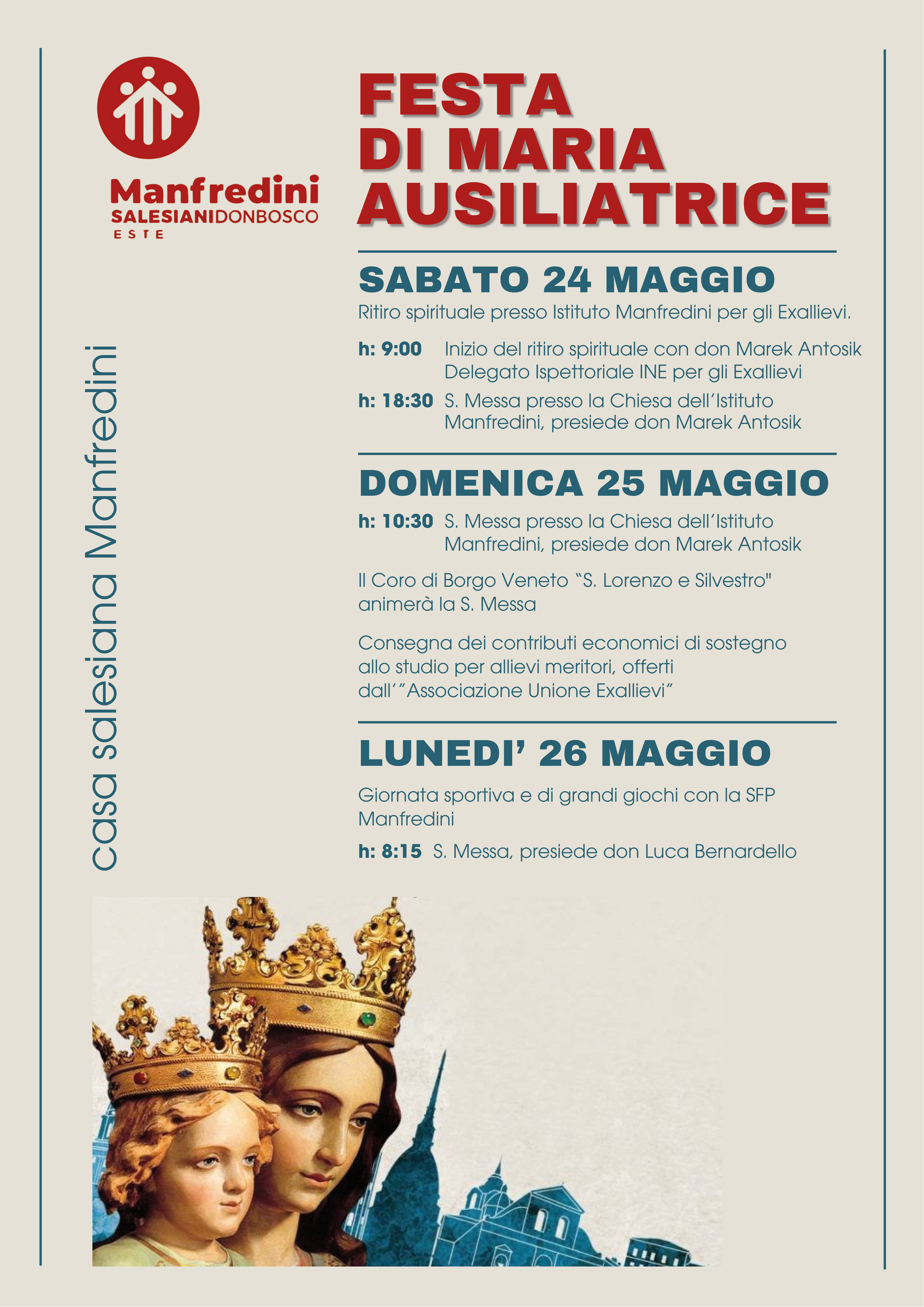 FESTA DI MARIA AUSILIATRICE