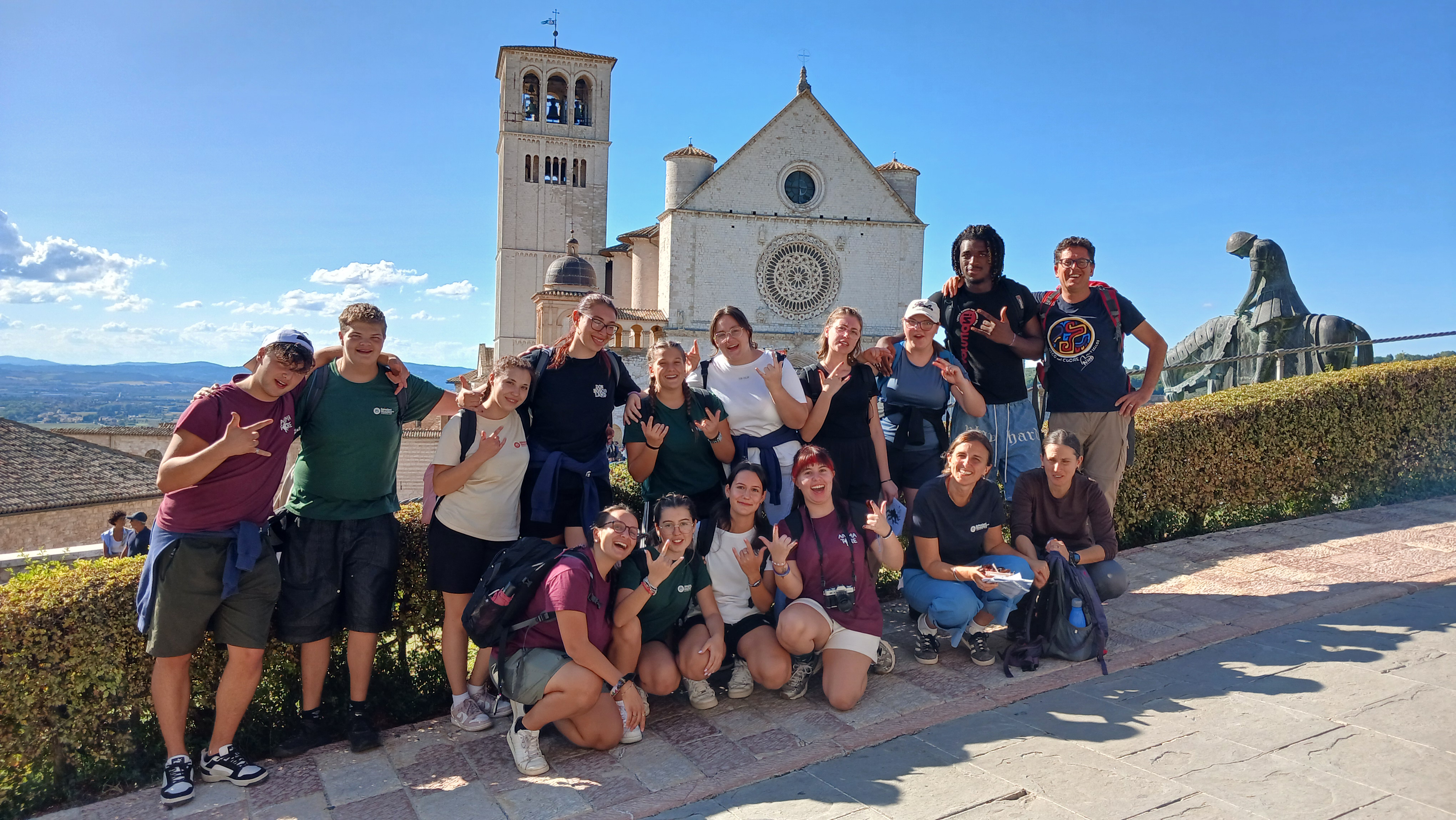 Animatori ad Assisi sulle orme di San Francesco